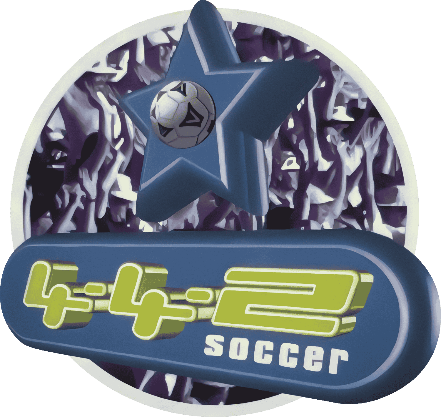 4-4-2 Soccer logo for Playstation